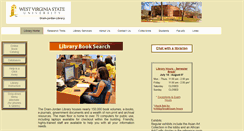 Desktop Screenshot of library.wvstateu.edu